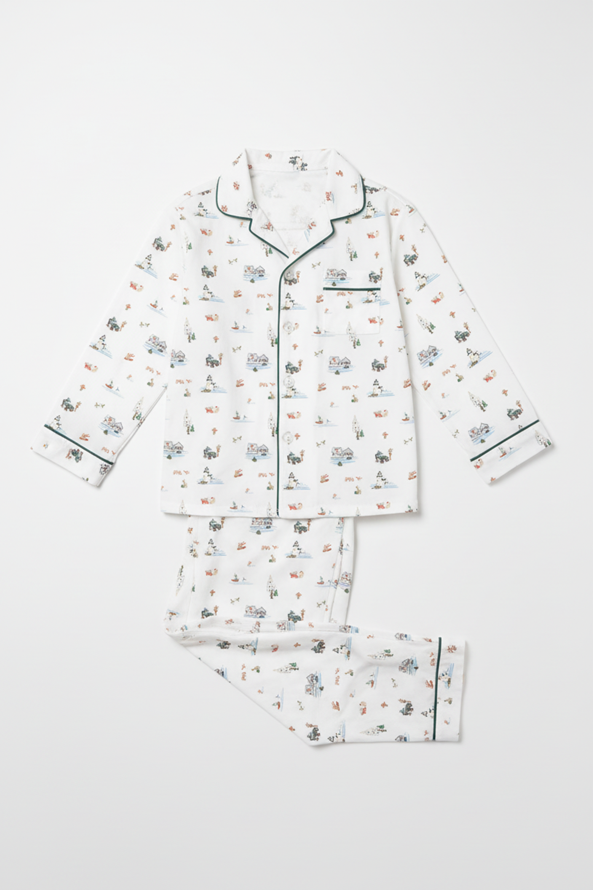 Two-Piece Lounge Set in Coastal Christmas