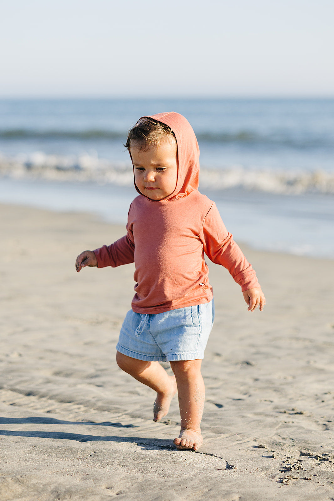 Bamboo Hoodie in Sailing Red