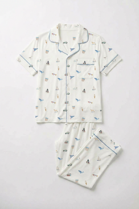 Women's Pajama Set in Nantucket Summer