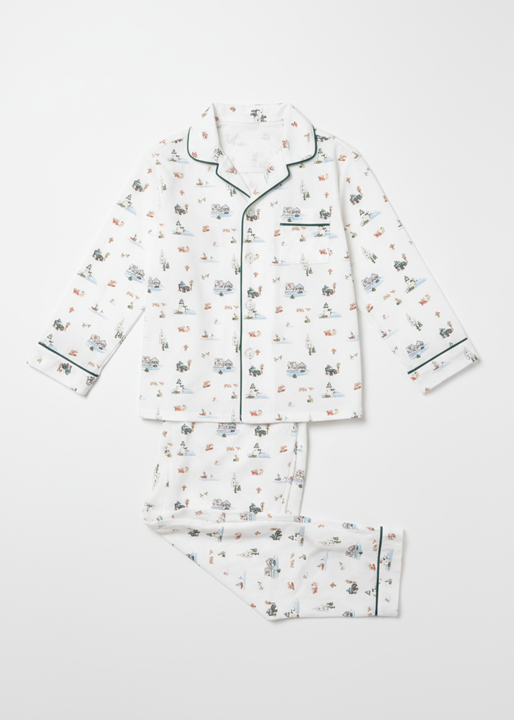 Men's Pajama Set in Coastal Christmas